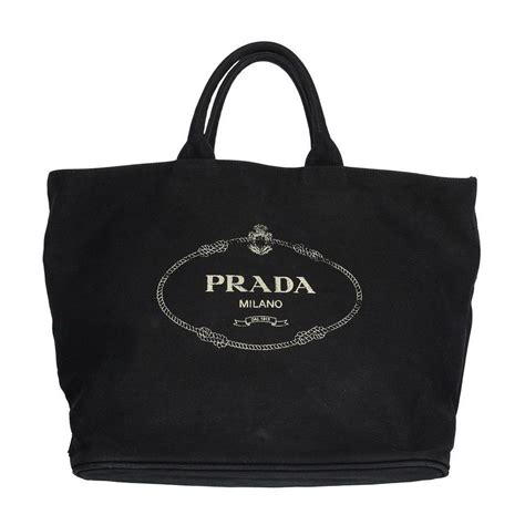 prada cancas tote|prada canvas tote large.